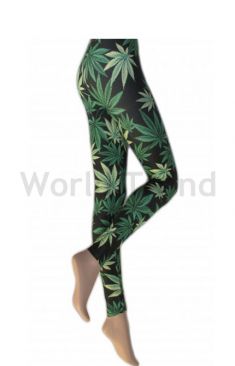 Silky Cannabis mints leggings