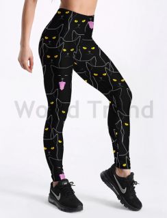  Fekete macsks leggings