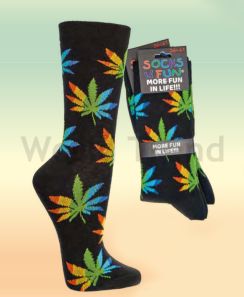  Kannabisz mints pamut zokni
